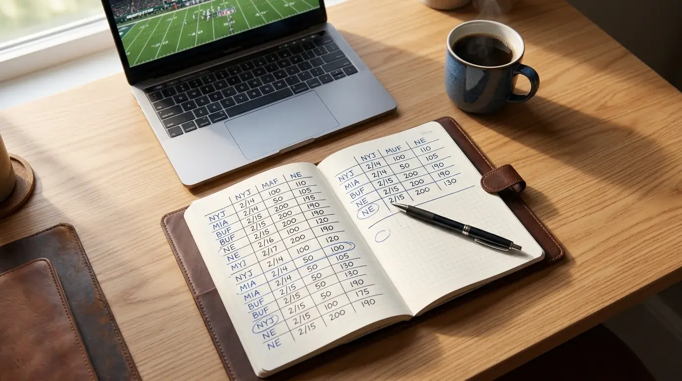 NFL bankroll management guide covering staking plans unit sizing and risk control for UK punters